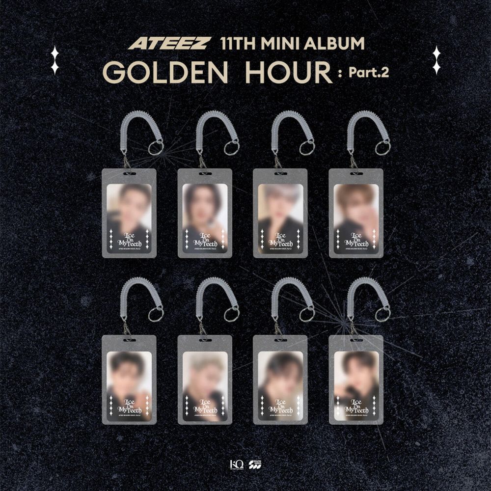 Заколки + фотокарта (ATEEZ) POP-UP [GOLDEN HOUR : Part.2] MD