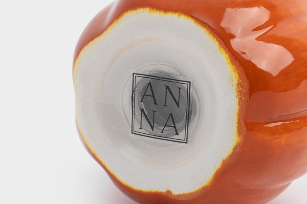 Емкость для соли или перца 7см Anna Lafarg Bright pumpkin Тыква оранжевая