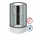 Душевая кабина Niagara Classic NG-6708-14BKG 90x90 с гидромассажем