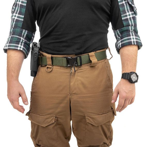 Кобура поясная к ПМ с запасной обоймой кожаная черная (HS-ПК-25bl) Helios