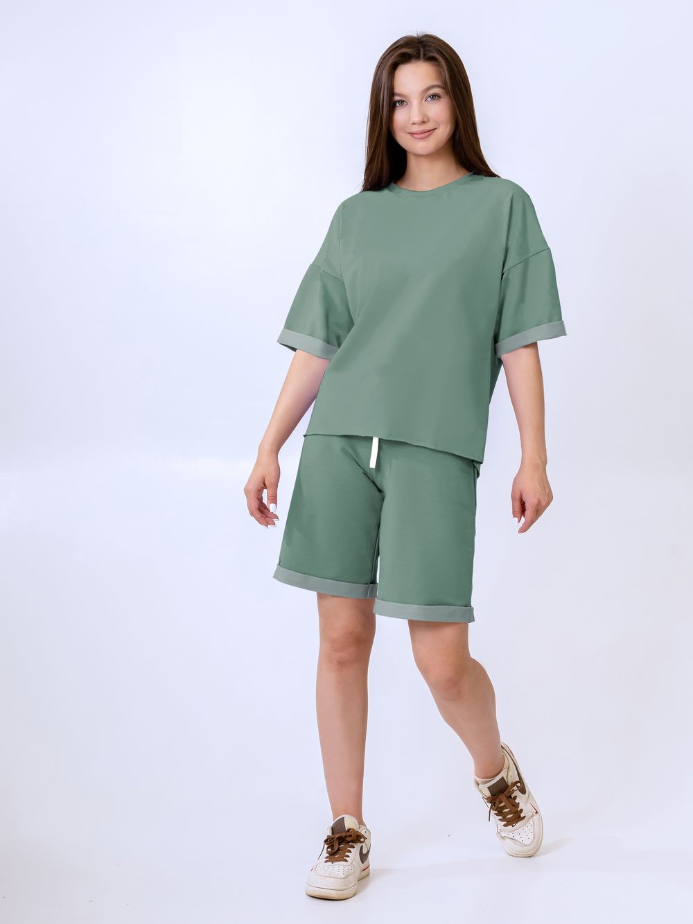 С-1434 / Костюм женский (шорты-бермуды и футболка)