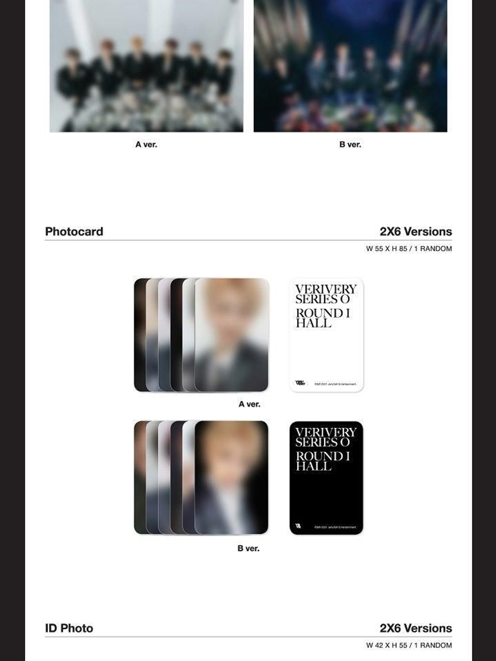 Альбом Verivery - Series 'O' Round 1 : Hall 2nd Single Album RANDOM Version