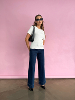 Джинсы с отворотами