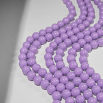 Хрустальный жемчуг, оттенок "Черничный макарун", шар 10мм