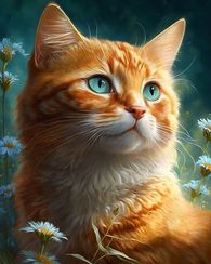 Almaz qaşlarla tablo \ Алмазная вышивка \ Diamond painting Рыжий озорник