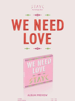 Альбом STAYC - WE NEED LOVE 3rd Single Album DIGIPACK Version (Limited Edition)