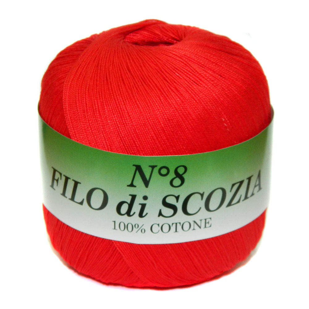 Пряжа Filo Di Scozia №8 50г, 340м, 100%мерсеризованный хлопок (цена за 1 шт)
