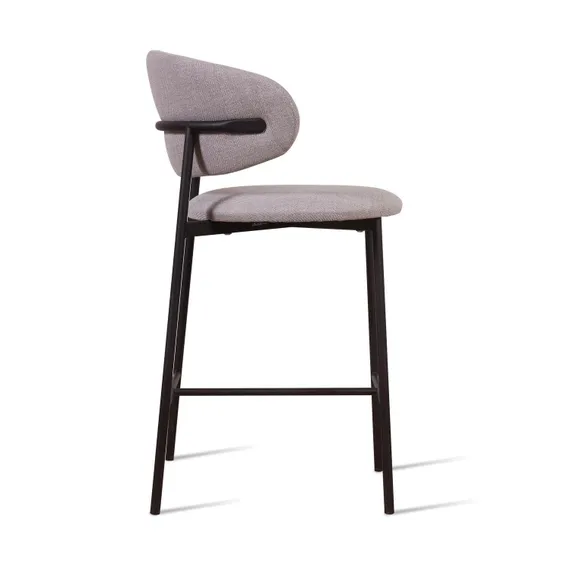 Полубарный стул Adele, серая рогожка