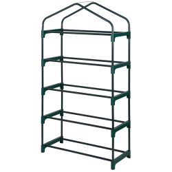 Теплица GREEN APPLE GA-House-4 со светильниками в комплекте 4 яруса 1250х690х300 мм