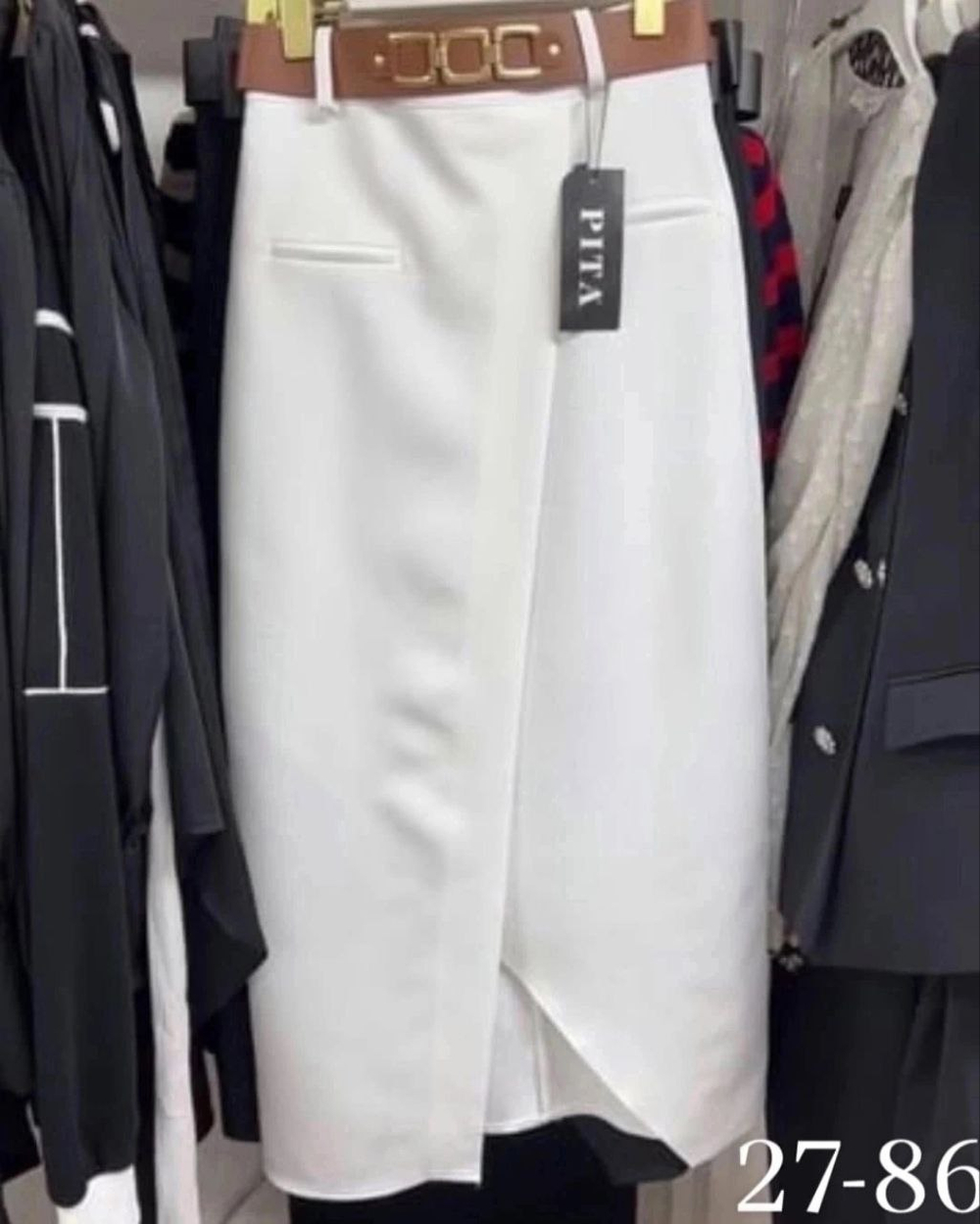 Юбка с ремнем