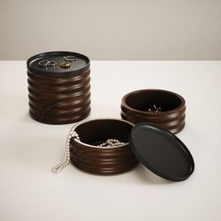 Шкатулка для украшений Tesora, черный орех