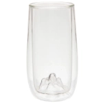 Стакан стеклянный с двойными стенками 330мл «Хай-Тек» Горы