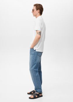 Поло regular fit из хлопка пике