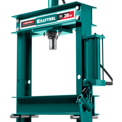 KRAFTOOL PMP-20, 20 т, гидравлический пресс с гидронасосом и манометром (43472-20)