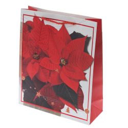 GAEM Пакет подарочный (бумага 210г/м2, блок 12шт), L26 W10 H32 см, 4в.