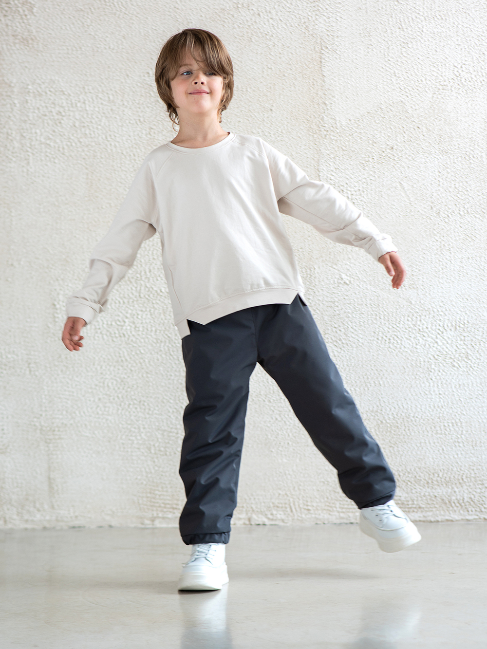 Утеплённые брюки тёмно-серые NEW (размеры от 3 до 12 лет)