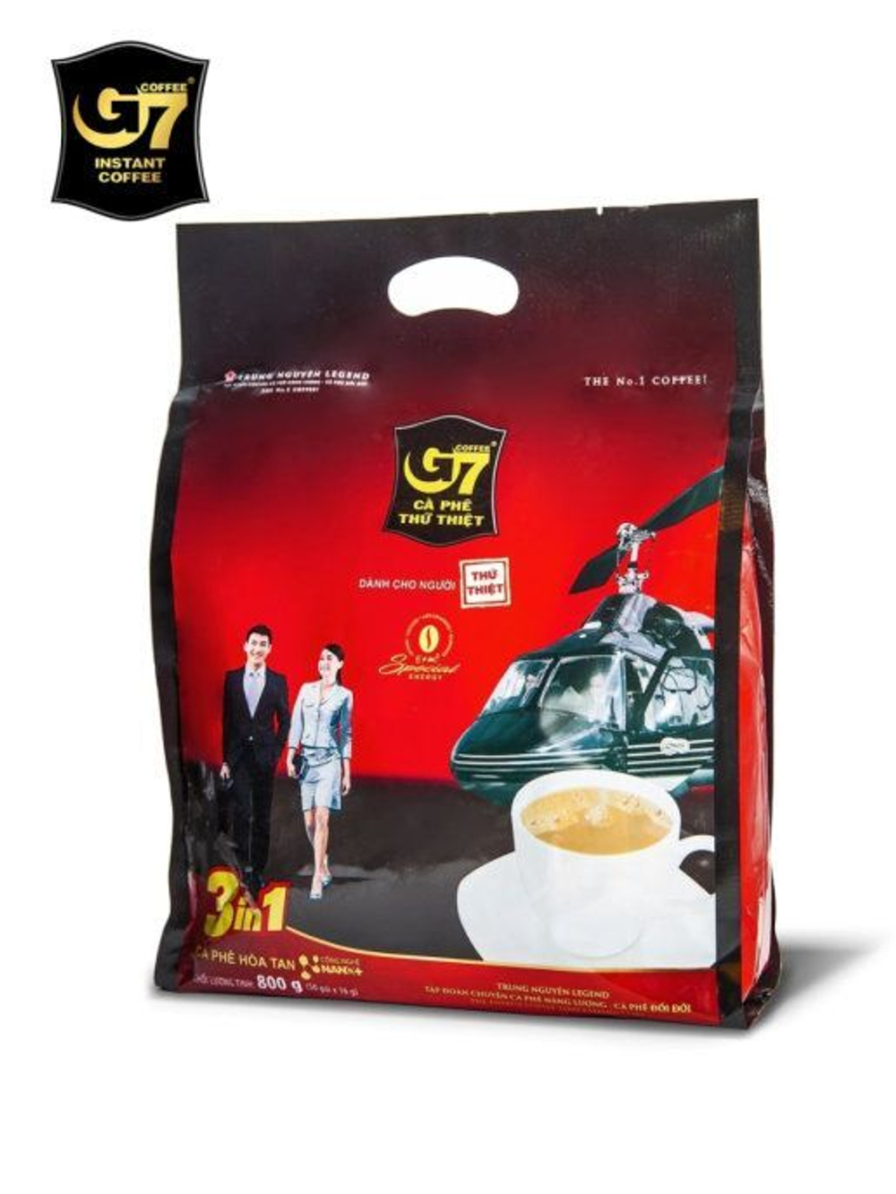 Вьетнамский растворимый кофе G7 3 в 1 Trung Nguyen 50 пак. 800 г