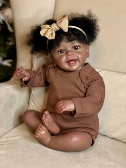 Кукла Реборн мягконабивная 60см в пакете (FA-204)