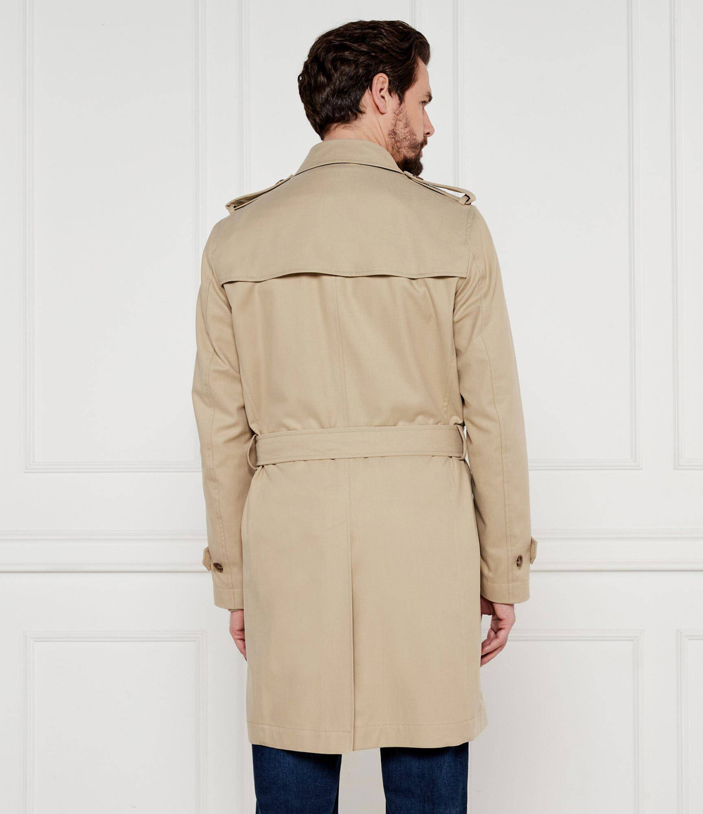 Тренч H-Hyde-241 BOSS BLACK - бежевый(50534911)