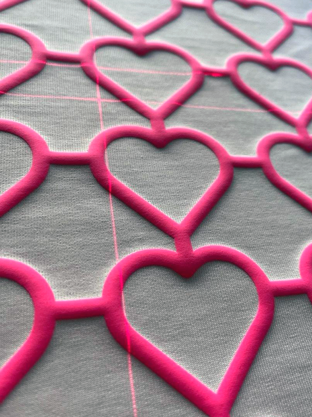 Термопленка Полиуретановая Объемная Ю.Корея (розовый неон)