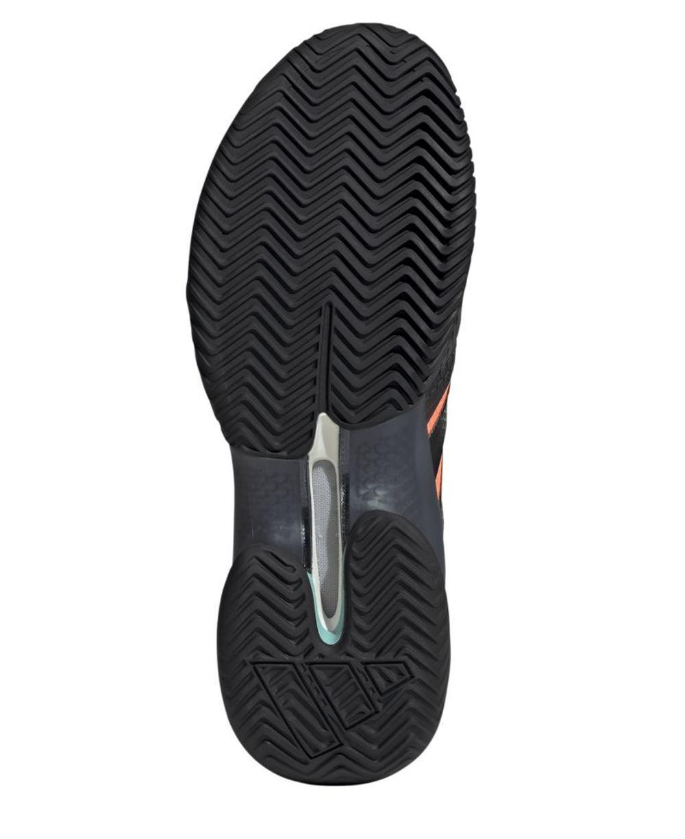 Теннисные кроссовки Adidas Barricade 14 M - flash aqua/core black/lucid orange