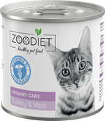 Консервы диета для кошек Zoodiet Urinary Care Turkey&Veal индейка телятина здоровье мочевыводящих путей 100 г