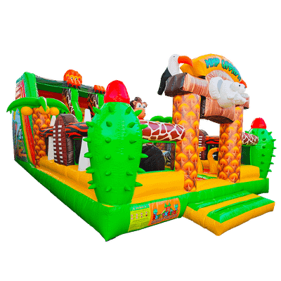 Коммерческий надувной батут «Сафари Ультра», 10*6*6 м