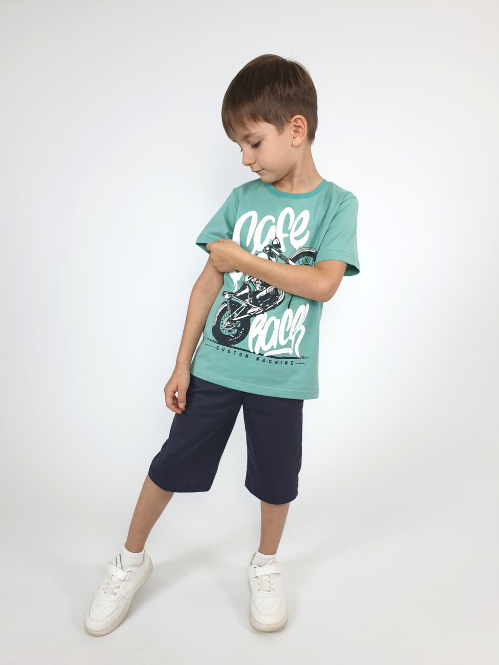 01-154-4 Комплект для мальчика (джемпер+шорты)