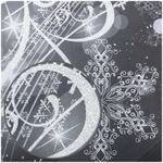 Украшение для окон и стекла ЗОЛОТАЯ СКАЗКА "Зимние узоры 1", 30х38 см, ПВХ, 591243