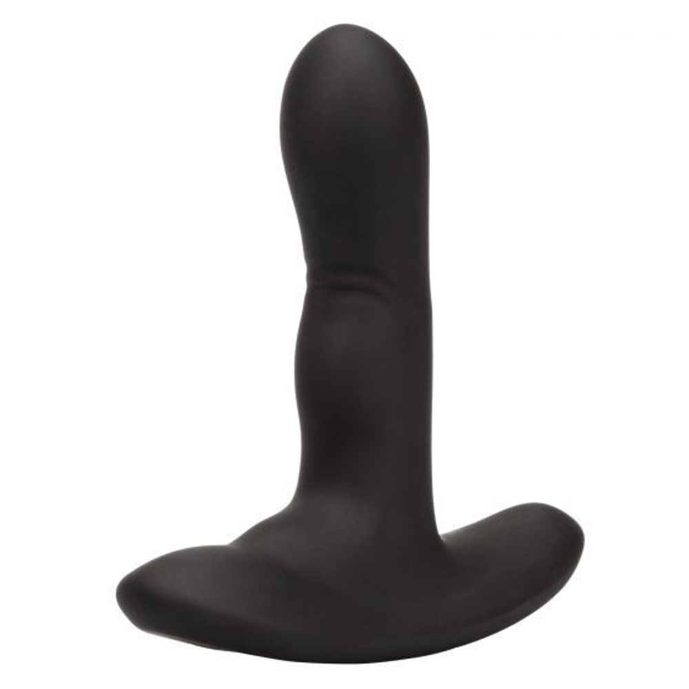 Чёрный вибромассажер простаты Eclipse Rocking Probe - 11,5 см. (Цвет: черный)