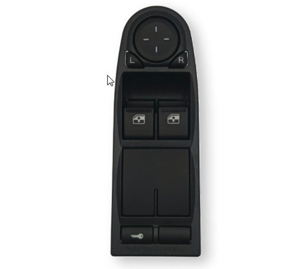 Блок стеклоподъемниками "RP" ВАЗ-1118 ЛЮКС (2 кнопки, блок. дверей)