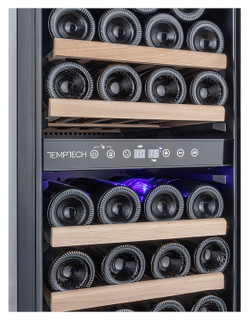Винный шкаф Temptech Premium WPQ38DCS нерж. сталь