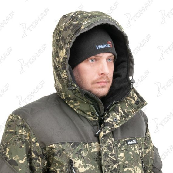 Костюм зимний ГОРКА полукомбинезон, алова/хаки р.50/176 Helios