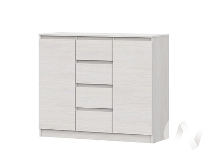 Комод 4 ящика 2-х створчатый МС Бриз-1