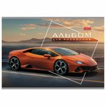 Альбом для рисования А4 32 л., скоба, обложка картон, HATBER, 205х290 мм, "Автотюнинг", 32А4В