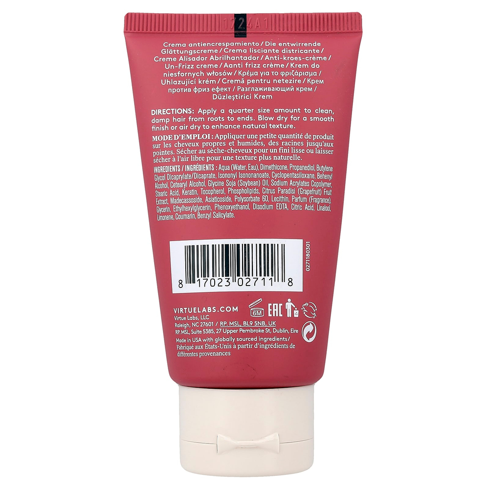 Virtue Labs, смягчающий крем для расчесывания, 60 мл (2 жидк. унции)