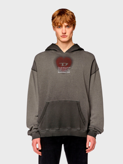 Худи Diesel S-BOXT-HOOD-N10 Felpa Black