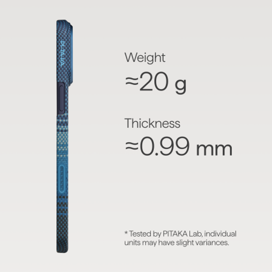 Чехол Pitaka Ultra-Slim Case для iPhone 17 Pro, Moonrise