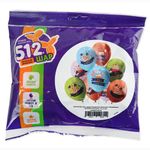 Шар (12''/30 см) С Днем Рождения, Вкусного праздника!, Ассорти, пастель, 1 ст, 25 шт.