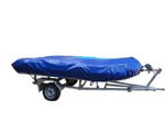 Тент-укрытие для лодки ПВХ 280-290 см серый