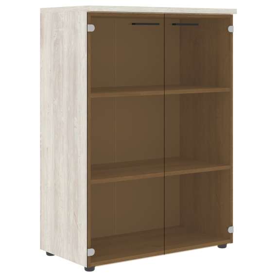 Шкаф со стеклянными дверьми и топом XMC 85.2 856х432х1190 XTEN