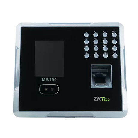 ZKTeco MB160 [EM] [Wi-Fi] ADMS, терминал учета рабочего времени с распознаванием лиц и отпечатков пальцев