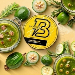 Табак для кальяна Banger Evergreen (Фейхоа-можжевельник), 25 гр.