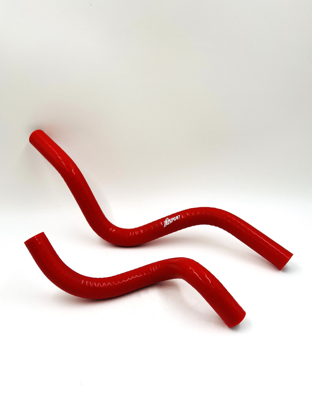 Патрубки отопителя ВАЗ 2190 Гранта, Калина-2 силикон красный 2 шт