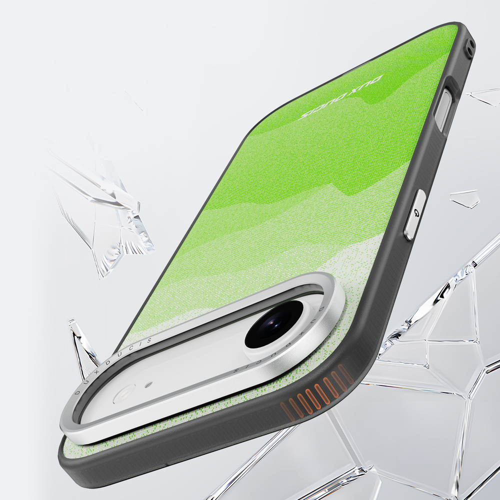 Чехол с MagSafe зеленого цвета (Dark Green) для iPhone Air, серия Moro Series Magnetic от Dux Ducis