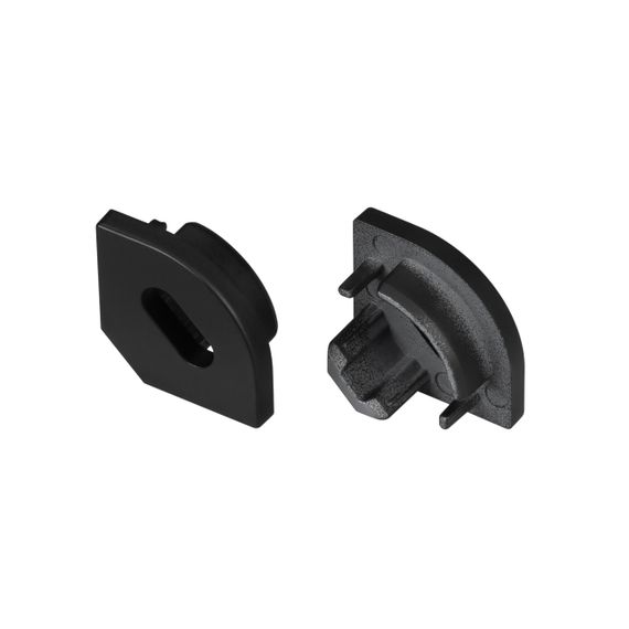 Заглушка Arlight SL-KANT-H10 BLACK с отверстием 049410