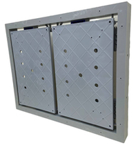 Люк ревизионный под покрытие на петлях 350х450 мм, дверка 300х400 мм