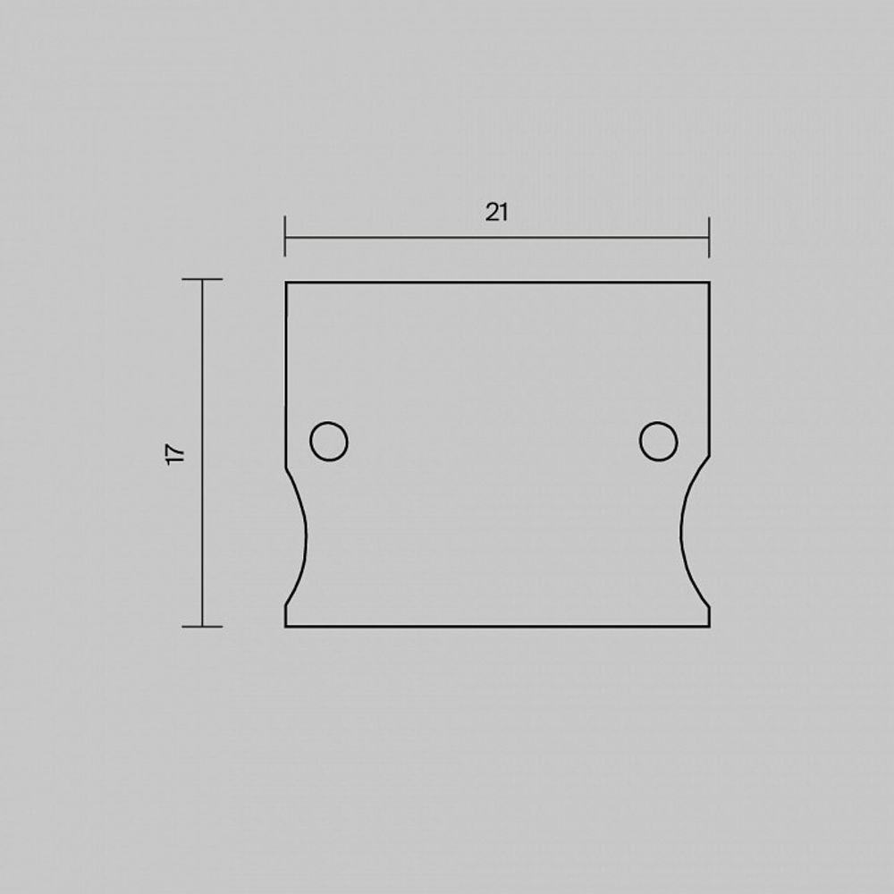 Заглушка для профиля Maytoni  642057