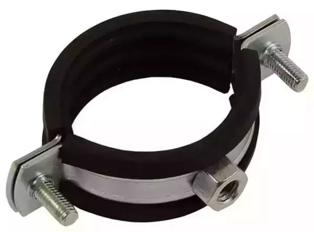 Хомут трубный 1/2" (20-25мм) VALFEX, в компл. шпилька М8*80, дюбель