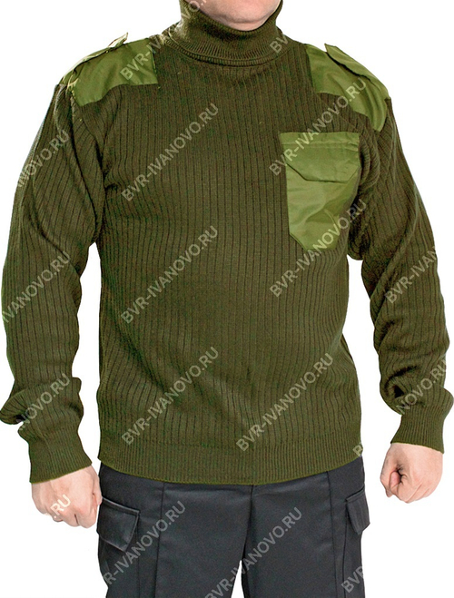 Джемпер с горловиной Олива